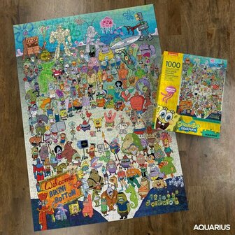 Spongebob Squarepants puzzel 1000 stukjes - Filmspullen.nl