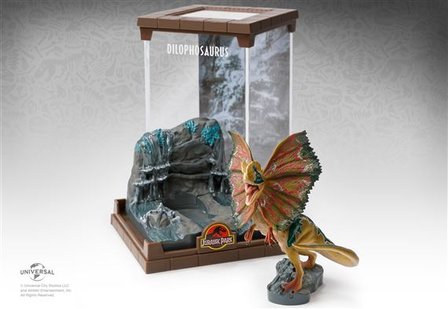 Jurassic Park diorama Dilophosaurus - Filmspullen.nl