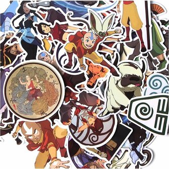 Avatar The Last Airbender - sticker set 40 pieces - Filmspullen