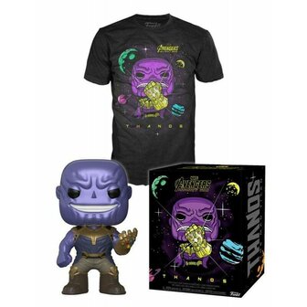 Funko T-shirt &amp; Pop!: Marvel - Avengers Infinity War: Thanos [Maat S] - filmspullen.nl