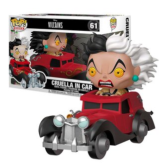 Funko Pop! Disney Villains: Cruella in Car [Exclusive] - Filmspullen.nl