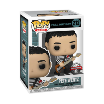Funko Pop! Fall Out Boy: Pete Wentz in Striped Shirt #212 [Exclusive] - filmspullen.nl