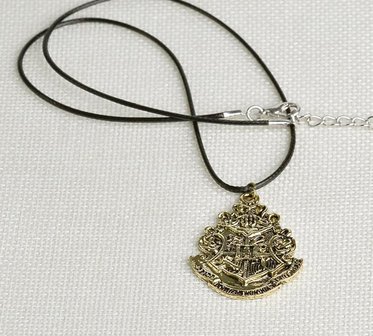 Hogwarts logo crest ketting - filmspullen.nl