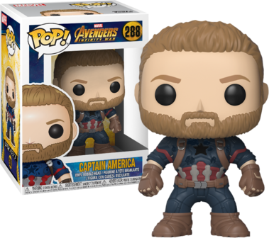 Funko Pop! Avengers Infinity War: Captain America - Filmspullen