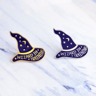 Harry Potter &#039;Wizard in Training&#039; pin / badge - Filmspullen.nl