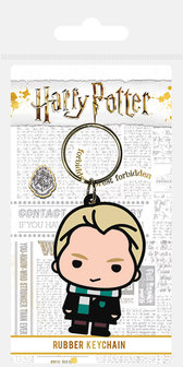 Harry Potter sleutelhanger Draco Malfoy met Slytherin sjaal chibi - Filmspullen.nl