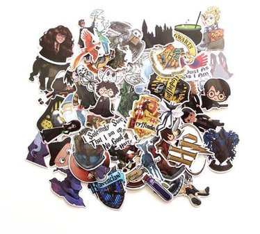 Harry Potter sticker set (50 stuks) - Filmspullen.nl