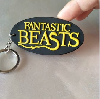 Fantastic Beasts logo sleutelhanger - Filmspullen.nl