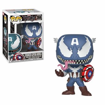 Funko Pop! Marvel Venom: Venom/Captain America - filmspullen.nl