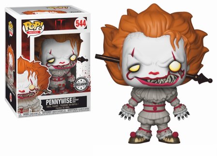 Funko Pop! IT: Pennywise w/ Wrought Iron [Exclusive] - filmspullen.nl