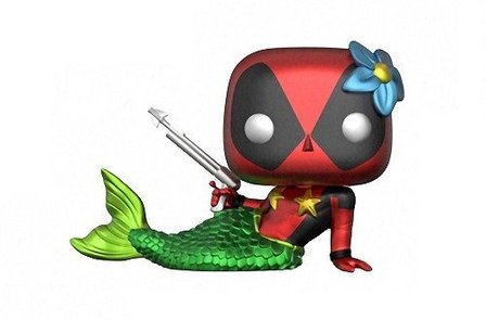 Funko Pop! Deadpool Playtime: Deadpool Mermaid [Metallic] [Exclusive] 