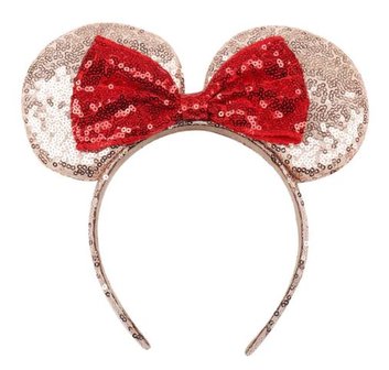 Minnie Mouse haarband goud - filmspullen.nl