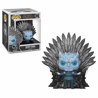 Night King sitting on Iron Throne Funko Pop! Deluxe - filmspullen.nl