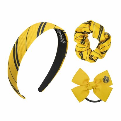 Harry Potter Hufflepuff haar accessoires set - filmspullen.nl