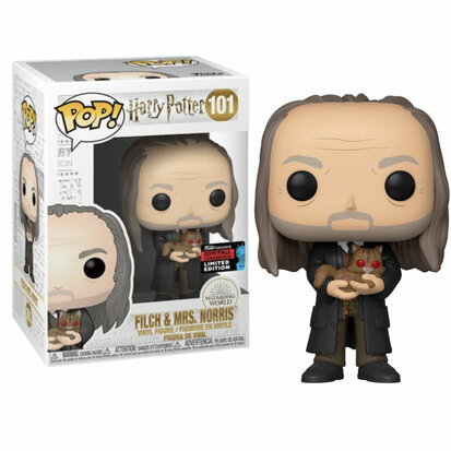 Funko Pop! Harry Potter - Argus Filch with Mrs. Norris [Exclusive] - Filmspullen.nl