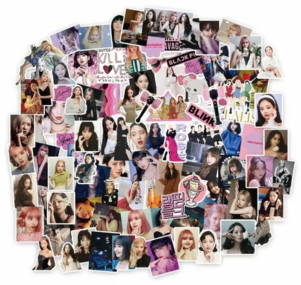 Blackpink sticker set (100 stuks) - Filmspullen.nl