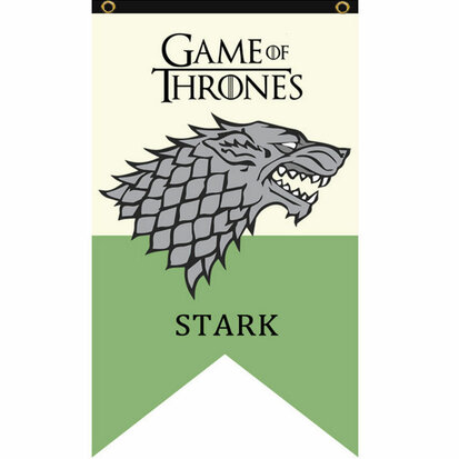 Game of Thrones Stark vlag - Filmspullen
