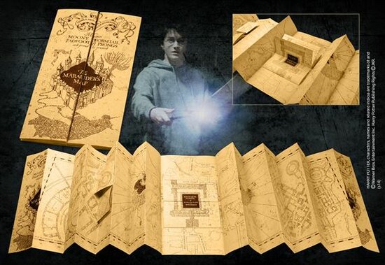 Marauders Map + Display case set - Filmspullen