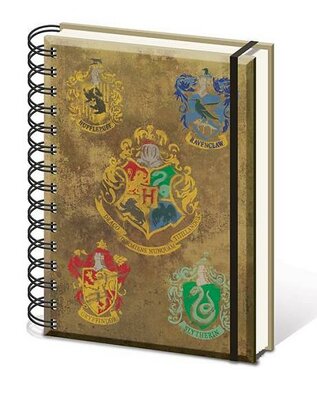Harry Potter A5 Notitieboek Hogwarts crest - Filmspullen