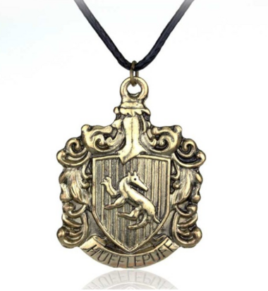 Harry Potter: Hufflepuff logo ketting - Filmspullen.nl