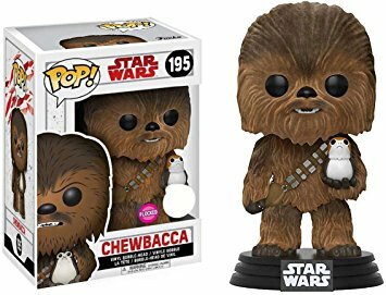 Funko Pop! Star Wars: Chewbacca with Porg [Flocked]
