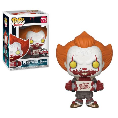 Funko Pop! IT Chapter 2: Pennywise with Skateboard - filmspullen.nl