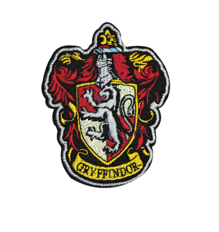 Harry Potter Gryffindor iron-on patch - filmspullen.nl