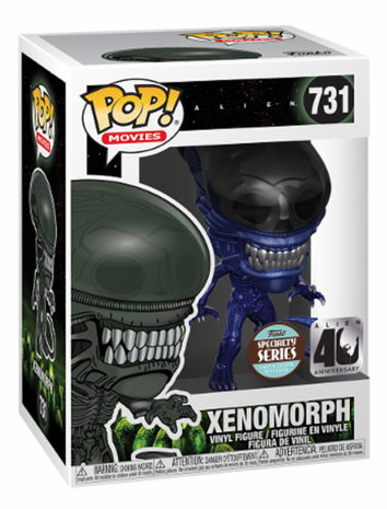 Funko Pop! Alien: Xenomorph 40th Anniversary (Blue Metallic) - Filmspullen