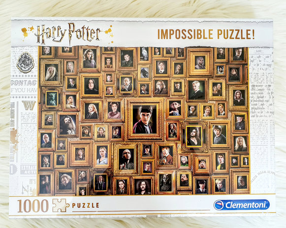 Harry Potter schilderijen puzzel 1000 stukjes Clementoni Impossible - filmspullen.nl