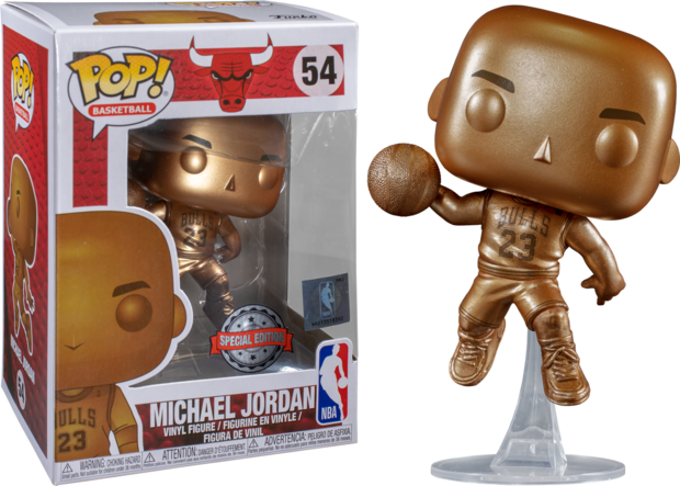 Funko Pop! Michael Jordan [Bronzed] [Exclusive] - filmspullen.nl