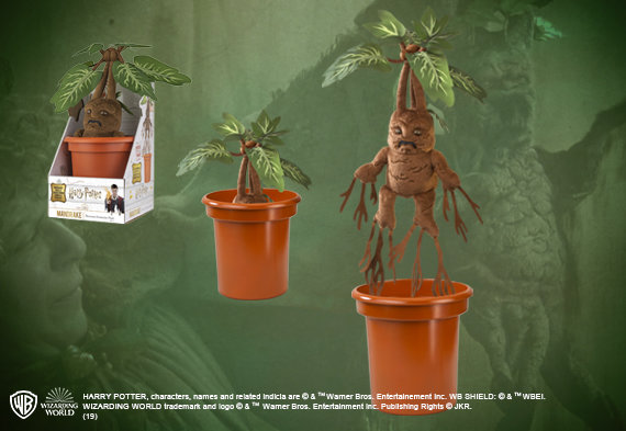 Harry Potter Mandrake interactieve knuffel - filmspullen.nl