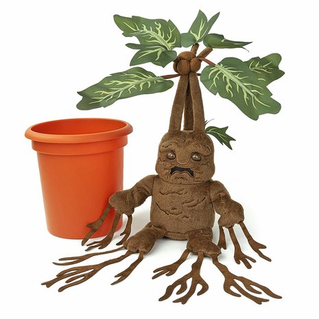 Harry Potter Mandrake interactieve knuffel - filmspullen.nl