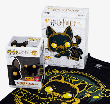 Funko Pop! Box: Harry Potter - Sirius Black as Dog Pop! & T-shirt [Exclusive] - Filmspullen.nl