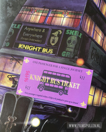 Harry Potter Knight Bus ticket - filmspullen.nl