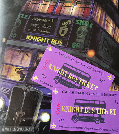 Harry Potter Knight Bus ticket - filmspullen.nl