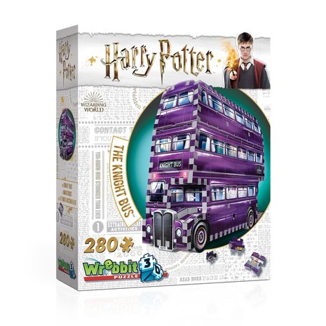 Harry Potter Knight Bus 3D puzzel Wrebbit - filmspullen.nl