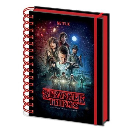 Stranger Things A5 notitieboek seizoen 1 - Filmspullen.nl