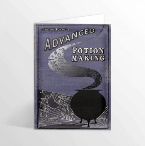 Harry Potter Advanced Potion Making wenskaart MinaLima - filmspullen.nl