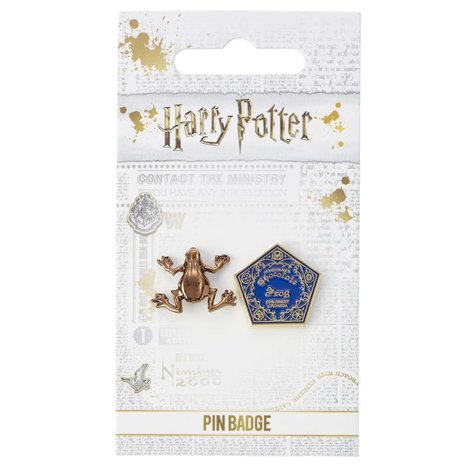 Harry Potter Chocolate Frog pin set - filmspullen.nl