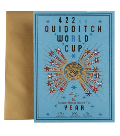 Harry Potter Quidditch World Cup wenskaart - filmspullen.nl