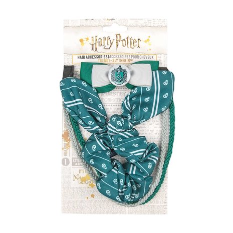 Harry Potter Slytherin haar accessoire set - Filmspullen.nl