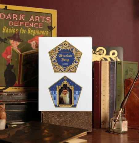 Harry Potter Chocolate Frog 3D wenskaart - filmspullen.nl