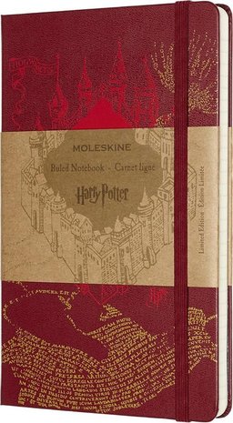 Harry Potter Moleskine Marauders Map notitieboek (Limited Edition) - filmspullen.nl