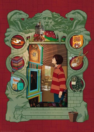 Harry Potter puzzel At The Weasley's 1000 stukjes [Ravensburger] - filmspullen.nl