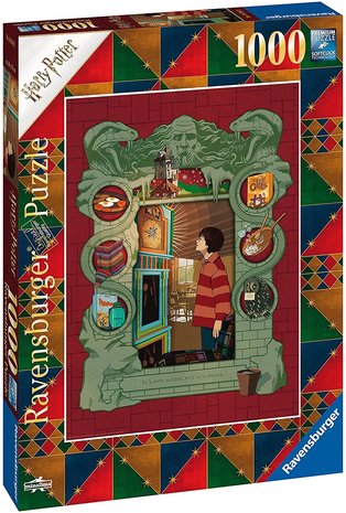 Harry Potter puzzel At The Weasley's 1000 stukjes [Ravensburger] - filmspullen.nl