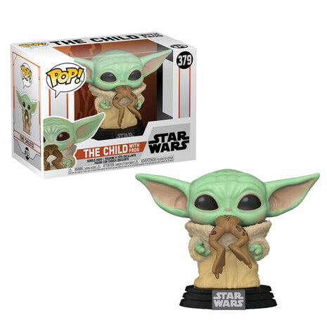 Funko Pop! Star Wars The Mandalorian: The Child (Baby Yoda) with Frog - Filmspullen.nl
