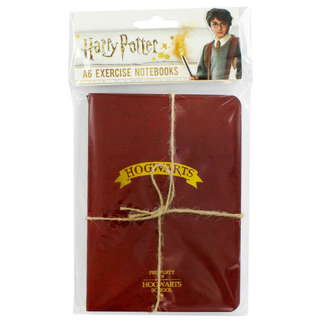 Harry Potter 3x notitieboekjes A6 - Filmspullen.nl