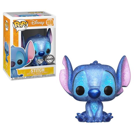 Funko Pop! Disney: Stitch Seated [Diamond Collection] [Exclusive] - filmspullen.nl