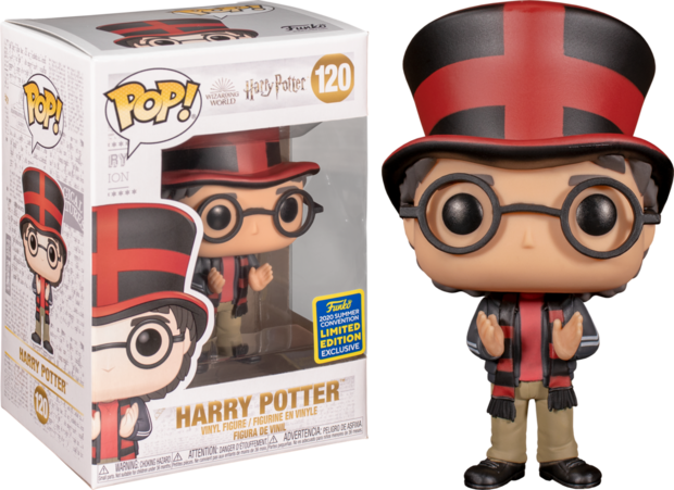 Funko Pop! Harry Potter: Harry at Quidditch World Cup [SDCC Exclusive] - filmspullen.nl
