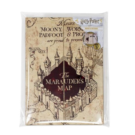 Harry Potter Marauders Map magnetisch notitieboek A5 - filmspullen.nl